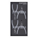 Kraftwerk Pince à circlips 4 pièces 20x40 insert-1