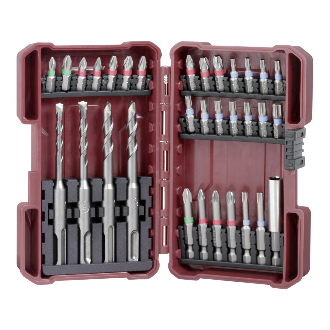Kraftwerk PRO LINE Coffret embouts et forets Profi Impact 1/4" S2, 32 pcs