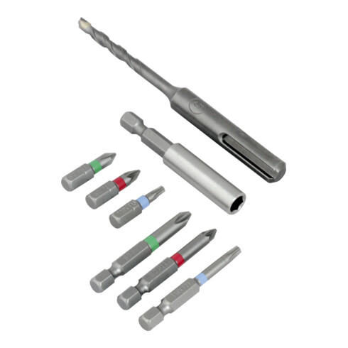 Kraftwerk PRO LINE Coffret embouts et forets Profi Impact 1/4" S2, 32 pcs