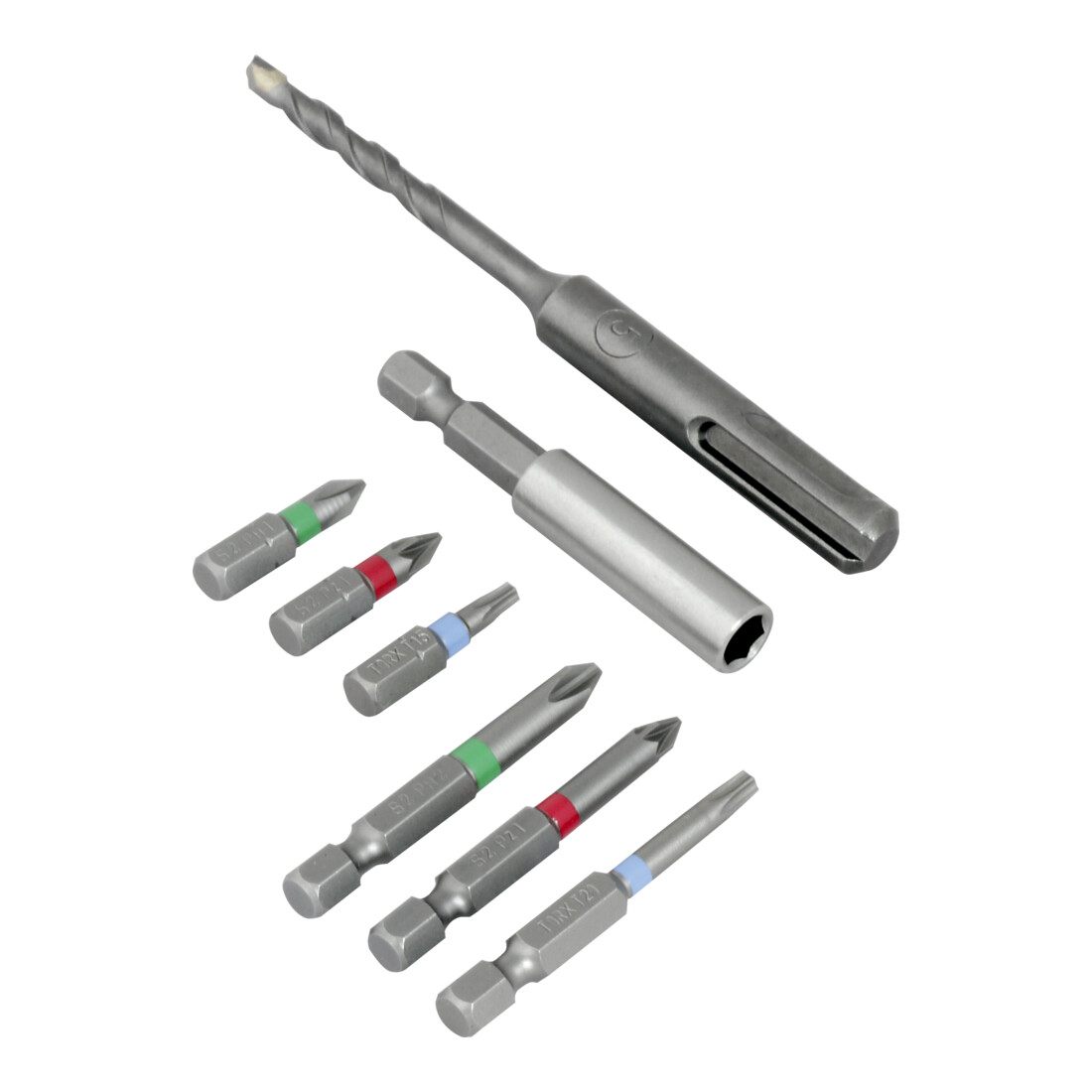 Kraftwerk PRO LINE Coffret embouts et forets Profi Impact 1/4" S2, 32 pcs