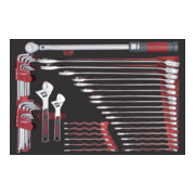 Kraftwerk PRO LINE EVA Ring-Maulschlüssel, Drehmoment Satz 60x40 44-tlg.