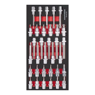 Kraftwerk PRO LINE EVA3 1/2" jeu de douilles 20x40 33 pièces