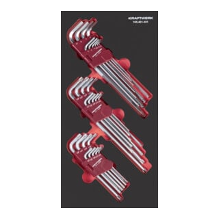 Kraftwerk PRO LINE EVA3 Ensemble de bols à coins 20x40 28-pièces