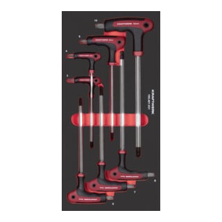 Kraftwerk PRO LINE EVA3 T-Griff Schraubendreher Innensechskant 20x40 7-tlg.
