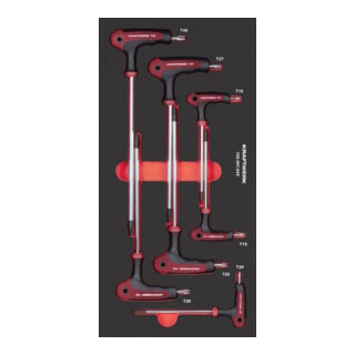 Kraftwerk PRO LINE EVA3 T-Griff Schraubendreher TX 20x40 7-tlg.