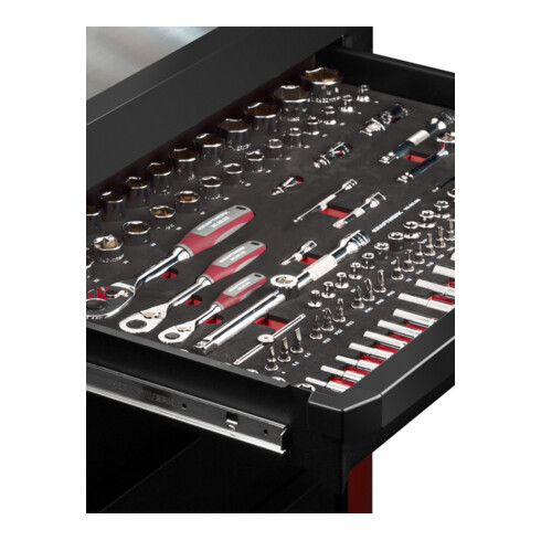 Kraftwerk PRO LINE Servante d'atelier PT800 avec 7 tiroirs