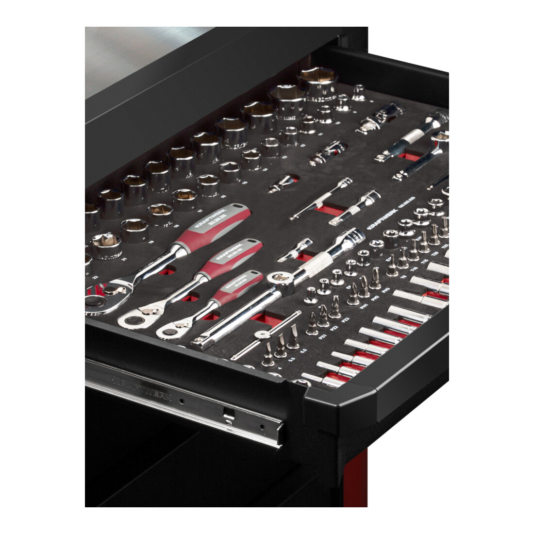 Kraftwerk PRO LINE Servante d'atelier PT800 avec 7 tiroirs