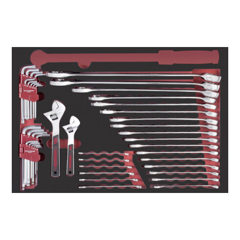 Kraftwerk PT800 Chariot d'atelier, 7 tiroirs, PRO, 278 pcs.