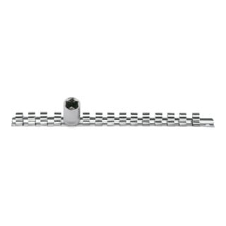 Kraftwerk Rail à douilles 250mm avec 16 clips 1/4"