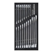 Kraftwerk Ringmaulschlüssel 19-tlg. 20x40 Einlage