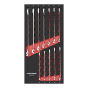 Kraftwerk Ringmaulschlüsselsatz 12-tlg. 20x40 Einlage