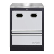 Kraftwerk Schrank für Kabelaufroller+rostf. Platte