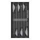 Kraftwerk Schraubendreher Schlitz PH Innensechskant 6-tlg. 20x40 Einlage-1