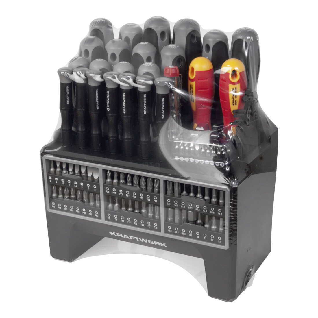 Kraftwerk Schraubendreher und Bit Set,114-tlg.