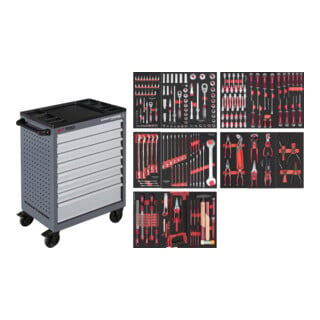 Kraftwerk Servante d'atelier BT700 8 tiroirs 236 pcs.