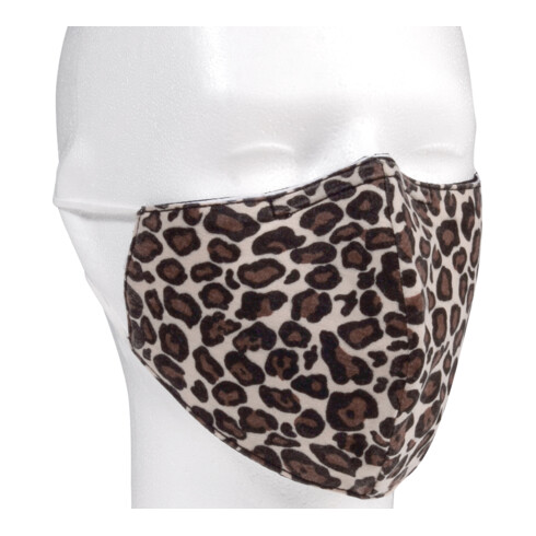 Kraftwerk Set 1 Maske leopard mit 5 Austauschfilter