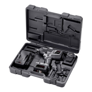 Kraftwerk Set di avvitatori a impulsi a batteria, 1/2", senza spazzole, 18V, 1500Nm