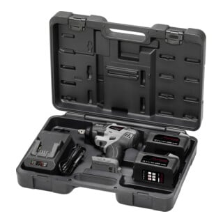 Kraftwerk Set di avvitatori a impulsi a batteria, 1/2", senza spazzole, 18V, 800Nm