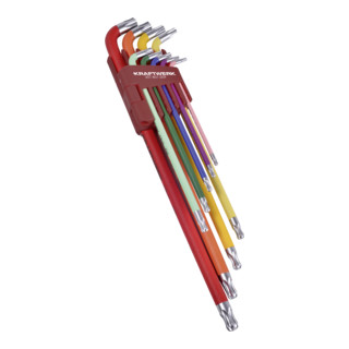 Kraftwerk Set di chiavi a sfera per perni TX T10 - T50, 9pz.