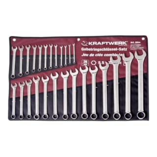 Kraftwerk Set di chiavi fisse a forchetta 5,5 -32 mm 26 pz.