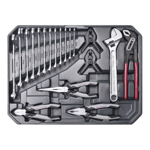 Kraftwerk Set di raschietti in plastica, 4pz.