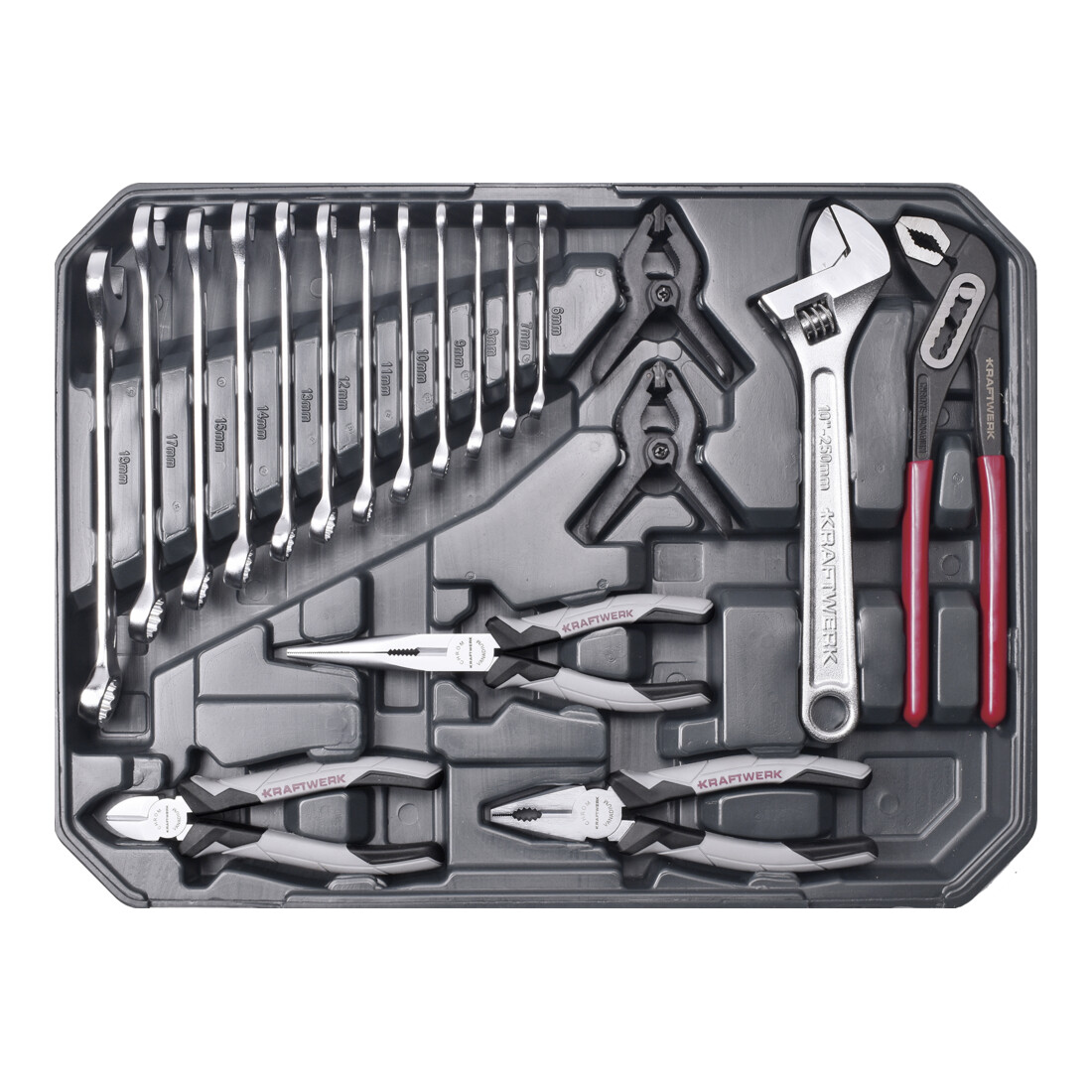 Kraftwerk Set di raschietti in plastica, 4pz.