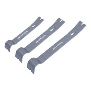 Kraftwerk set van 3 koolstofstalen koevoeten 30, 38, 45 cm