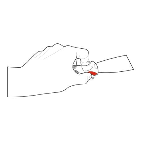 Kraftwerk Spatule de raclage/ frappe 75 mm