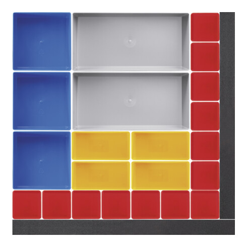 Kraftwerk ST470 Chariot multifonction Compact, 5 tiroirs, 25 pcs