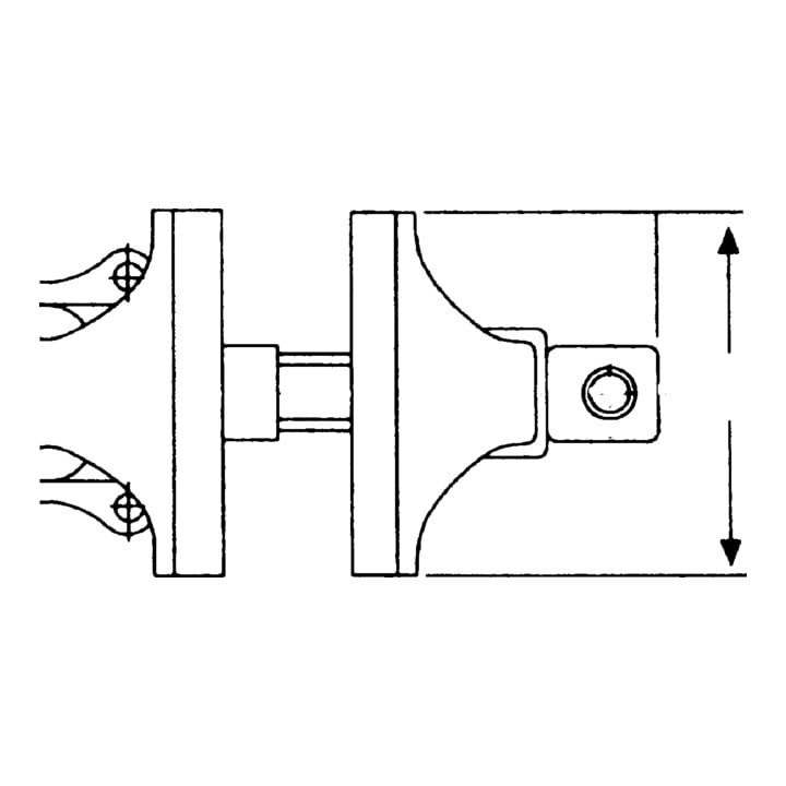 Kraftwerk stalen bankschroef 125 mm