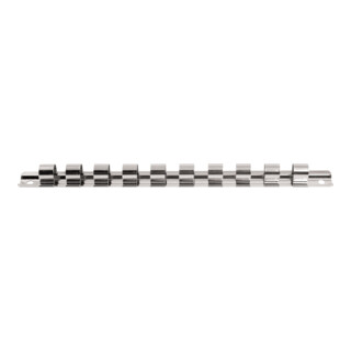 Kraftwerk Stecknuss-Schiene 250mm m. 10 Clips 1/2"
