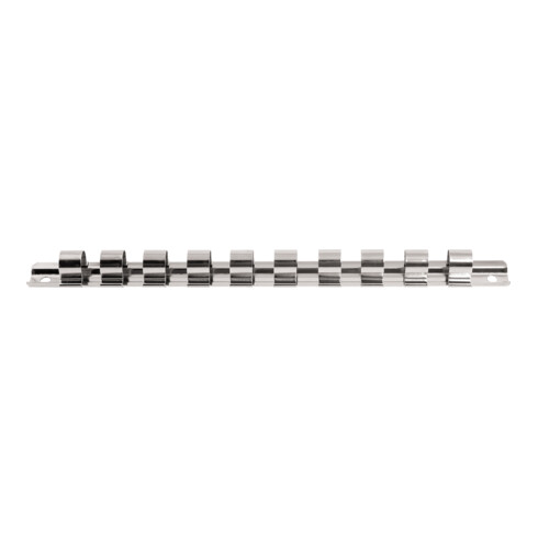Kraftwerk Stecknuss-Schiene 250mm m. 10 Clips 1/2"