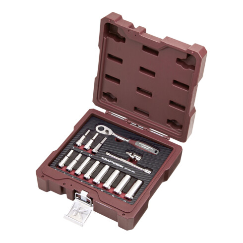 Kraftwerk Steckschlüssel-Satz, 1/4", 14-tlg.
