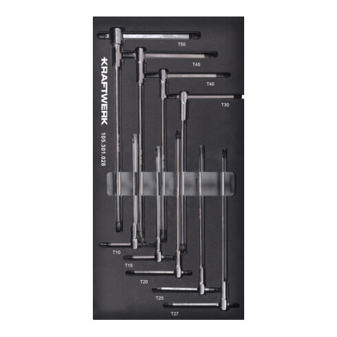 Kraftwerk T-Griff TX 9-tlg. 20x40 Einlage