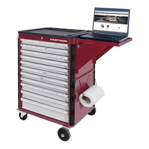 Kraftwerk Table d'appoint pour chariot d'atelier Hightech