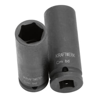 Kraftwerk Tiefe Schlagnuss 1/2" 17 mm