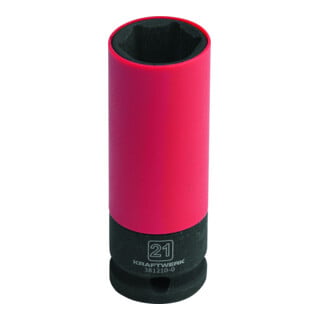 Kraftwerk Tiefe Schlagnuss 1/2" 21mm m. Plastikring