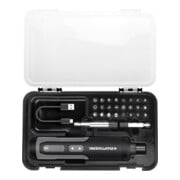 Kraftwerk Tournevis à batterie 3,6V avec USB-C, 1/4", 28 pcs