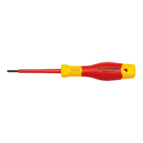Kraftwerk Tournevis électricien pour vis TX avec trou T10