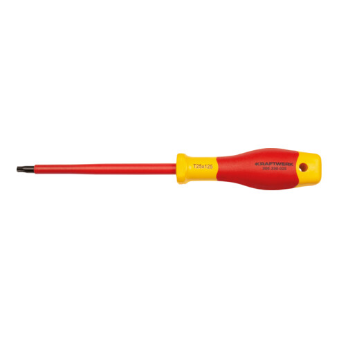 Kraftwerk Tournevis électricien pour vis TX avec trou T25