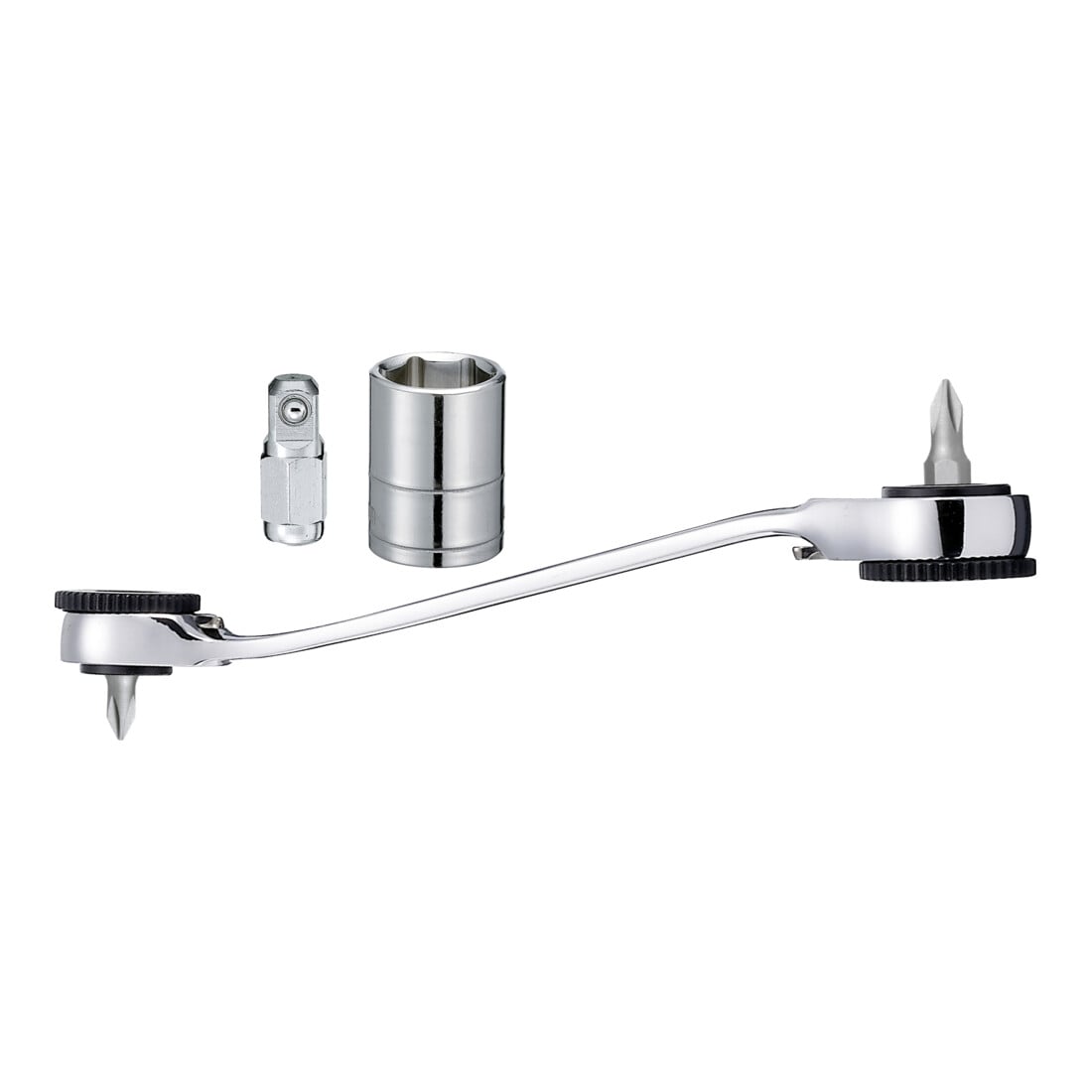 Kraftwerk TRIBIT-Werkzeugkasten mit TRIBIT-Umschaltknarre 1/4"+ 5/16", 55-tlg.