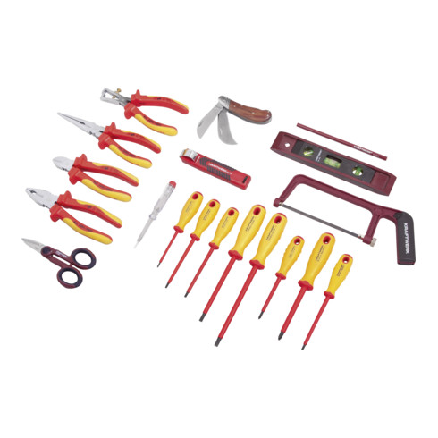 Kraftwerk Trousse à outils d'électricien avec ceinture