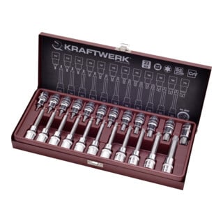 Kraftwerk TX-Bit clé à douille, 1/2", 23 pièces