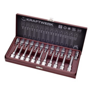 Kraftwerk TX-Bit clé à douille, 1/2", 23 pièces