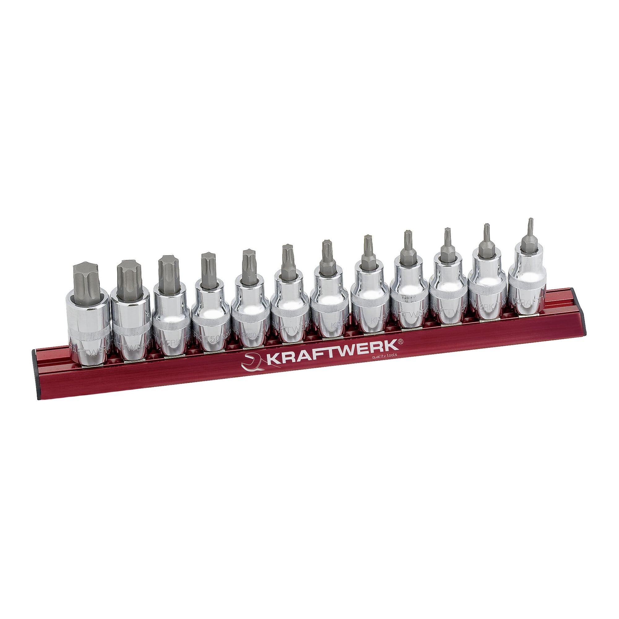 Kraftwerk TX-Bit-Stecknusssatz MAGALU 1/2", 12-tlg.