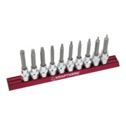 Kraftwerk TX-Bit-Steckschlüssel-Satz lang 70mm MAGALU 1/2", 10-tlg.