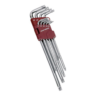 Kraftwerk TX pinsleutelset T10-T50 9 delig
