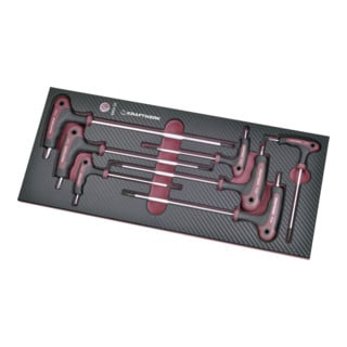 Kraftwerk TX-T Tournevis à embout coque EVA3 7 pièces