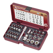 Kraftwerk TX-XZN-RIBE - Set de bits et douilles, 37 pièces