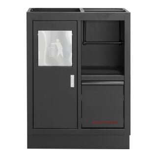 Kraftwerk Unterschrank m. Abfalleimer/Papierhalter